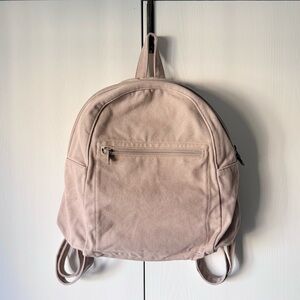 Baggu Canvas Zip Backpack Mushroom